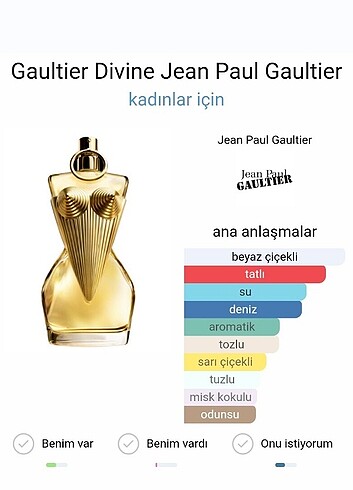 Jean Paul Gaultier Mad J106 kadın parfümü