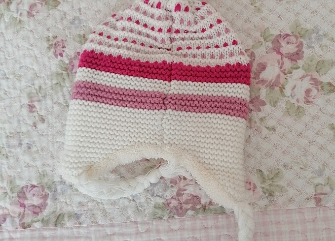 2-3 Yaş, 20 cm Beden Kız bebek bere