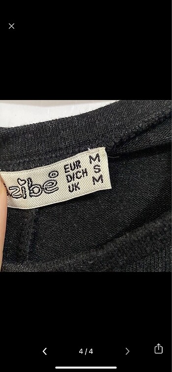 m Beden gri Renk elbise