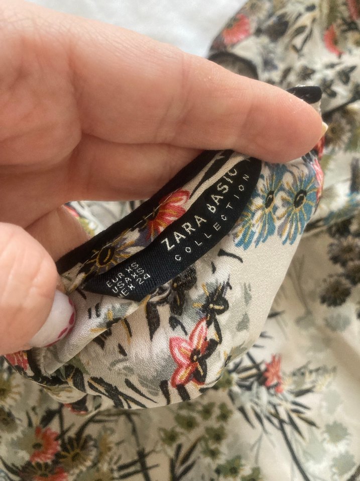 Bluz çiçekli - Görsel 3