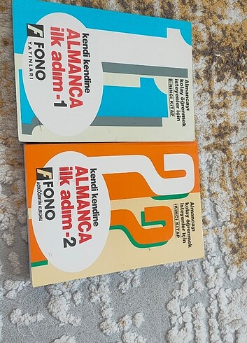 Almanca ilk adım serisi 1-2 ///İkili kitap hepsi 30 TL 