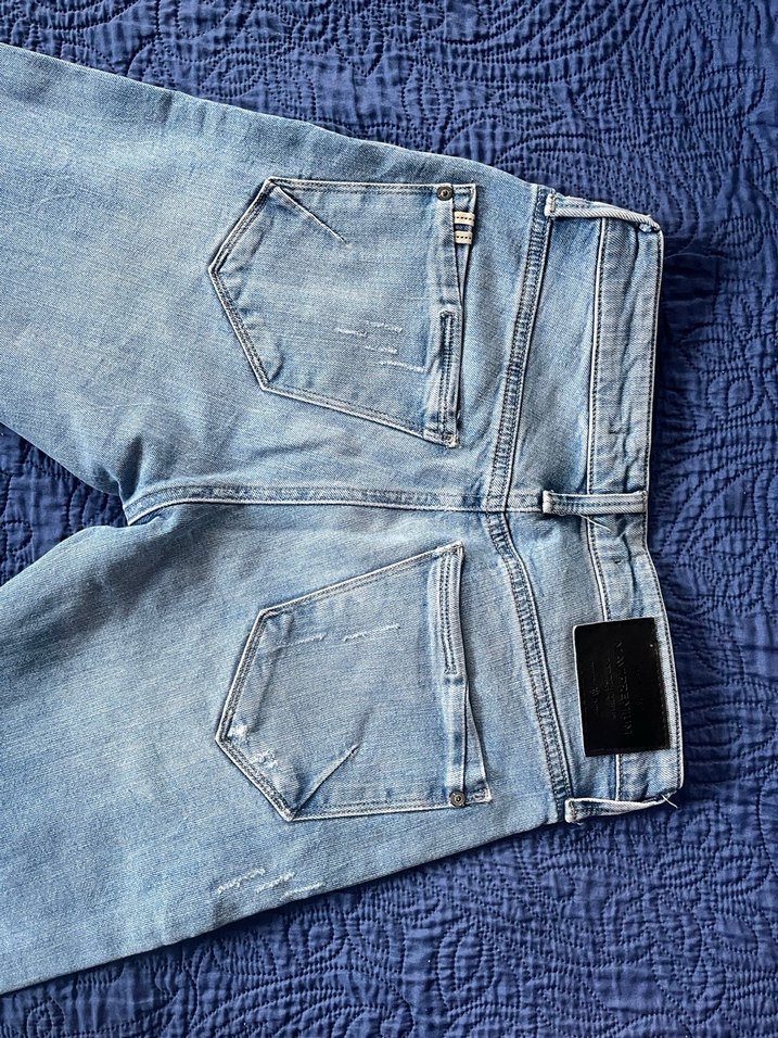 Gri Tonlu Mavi Regular Fit Denim Pantolon - Görsel 4