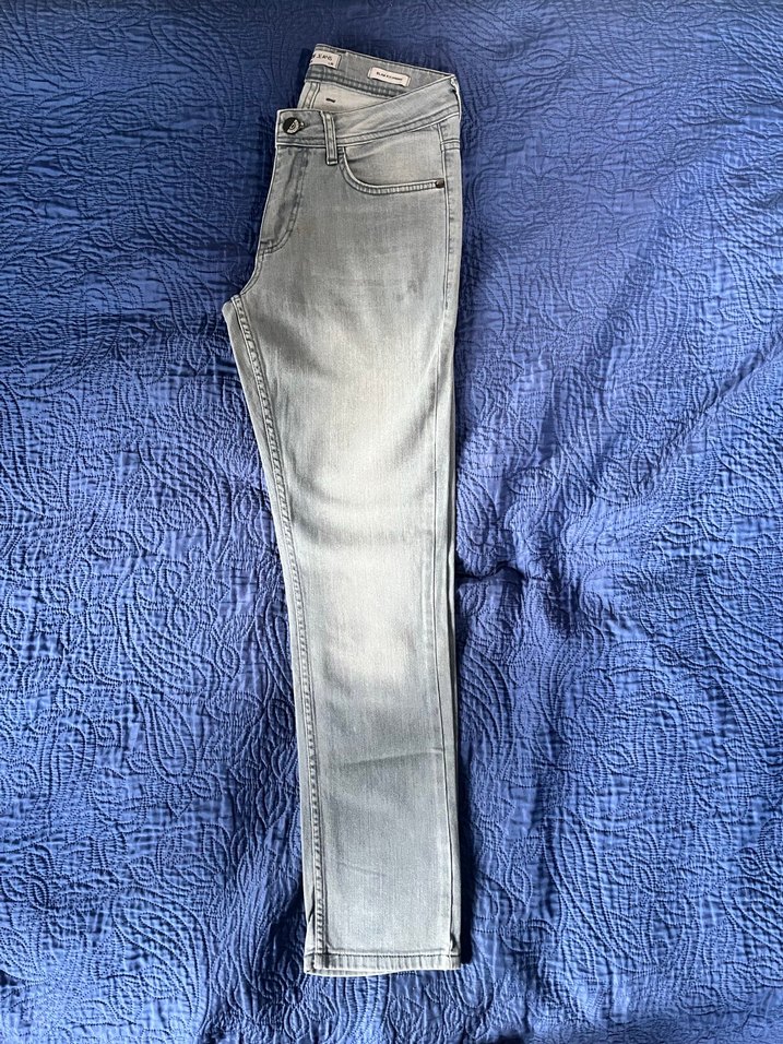 Gri Erkek Denim Pantolon Regular Fit - Görsel 2