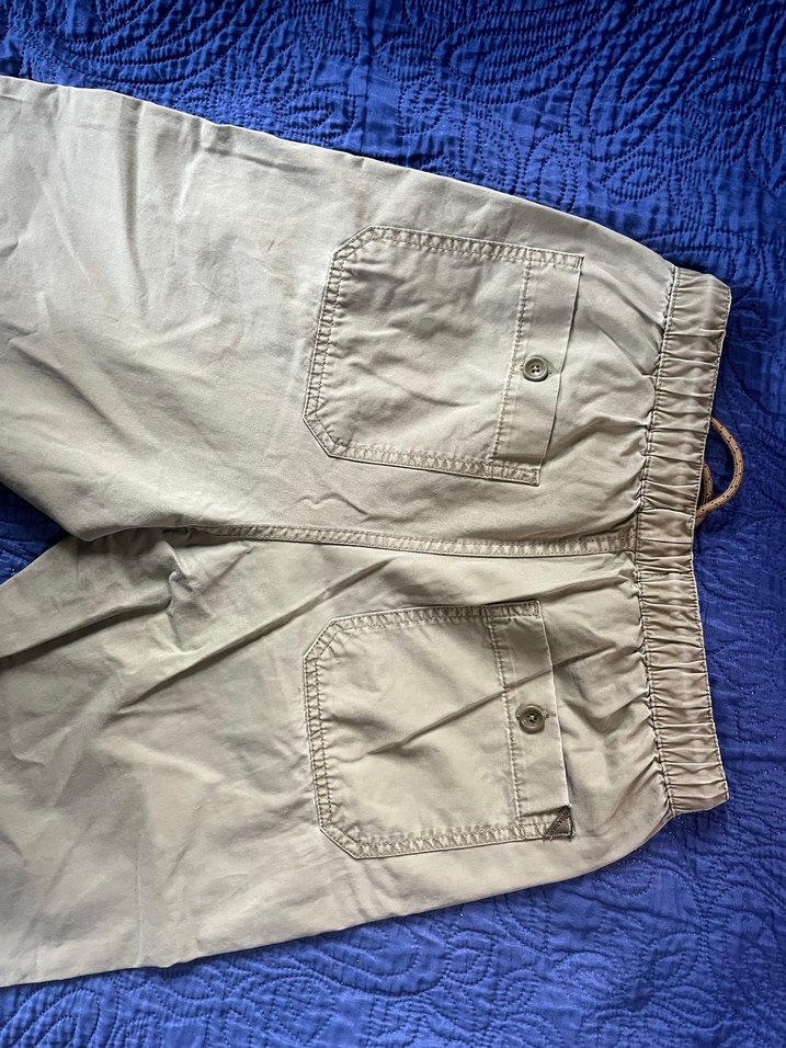 Açık haki Renkli Rahat Kesim Erkek Pantolon - Görsel 3