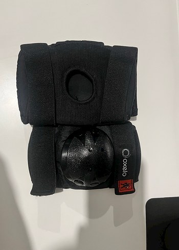 Siyah Biker Dirseklik ve Bileklik Velcro Bantlı - Görsel 2