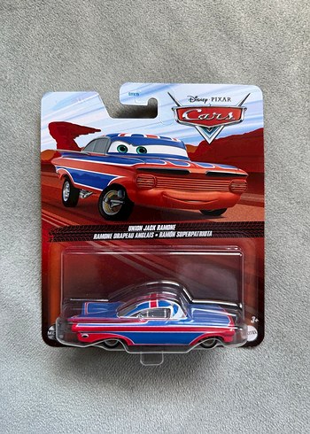 Disney Pixar Cars Mavi Parlak Oyuncak Araba