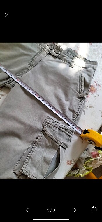 l/xl Beden gri Renk H&M kargo pantolon