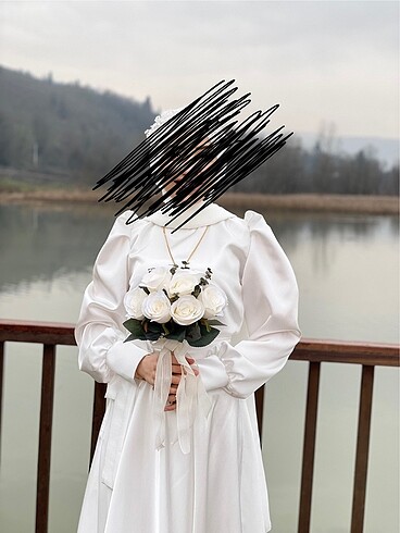 Diğer Tesettür Nikah elbisesi