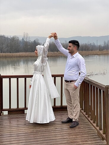 Tesettür Nikah elbisesi