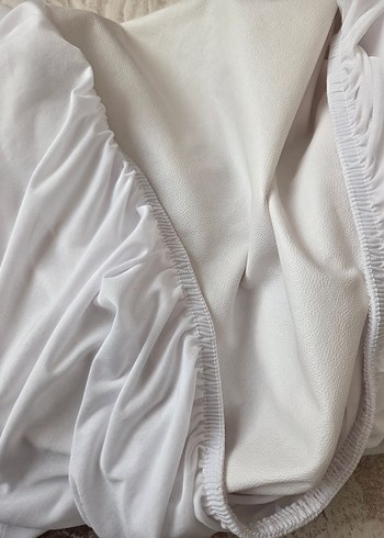 Beyaz Su Geçirmez Yatak Koruyucu - Görsel 4