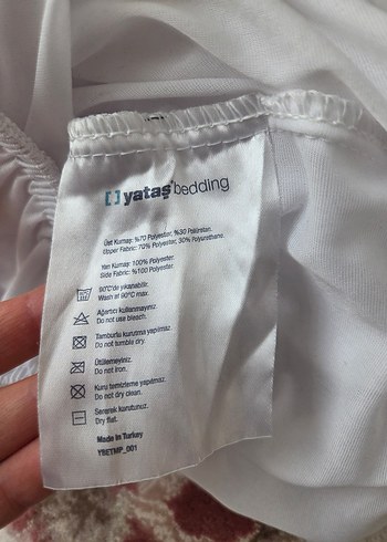 Beyaz Su Geçirmez Yatak Koruyucu - Görsel 5