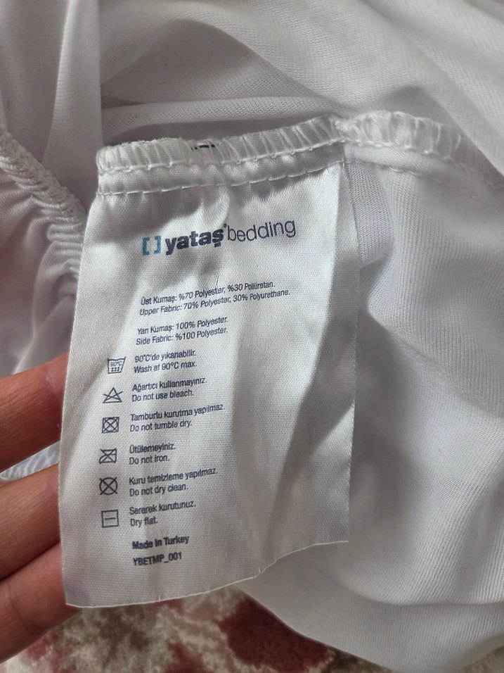 Beyaz Su Geçirmez Yatak Koruyucu - Görsel 5