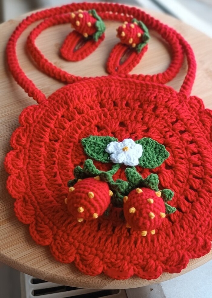 Kız çocuk çanta toka seti - Görsel 2