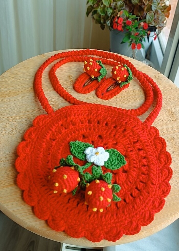 Kız çocuk çanta toka seti - Görsel 3