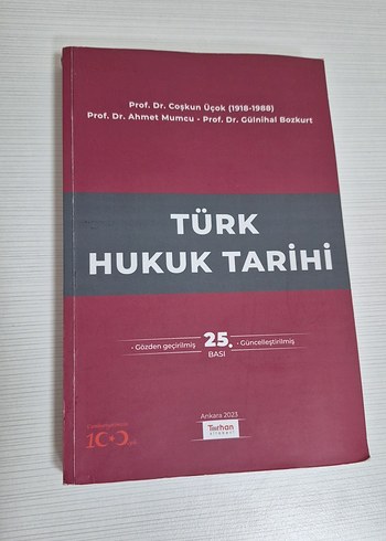 Türk Hukuk Tarihi Kitabı - 25. Baskı