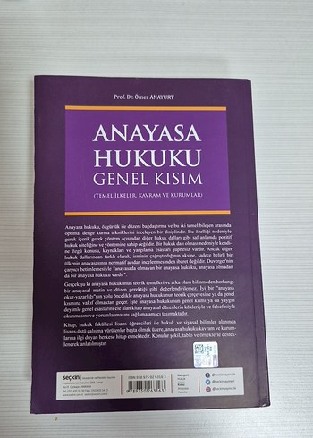 Beden Anayasa Hukuku Genel Kısım ÖMER ANAYURT