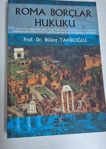 Roma Borçlar Hukuku - Prof. Dr. Bülent Tahiroğlu