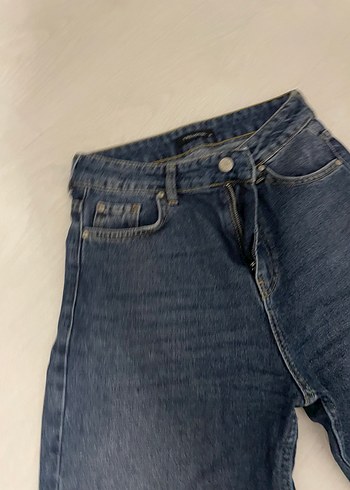 Trendyol & Milla Kadın Mavi Denim Regular Fit Midi Jean