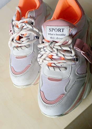 Trendyol & Milla Pembe Pastel Bağcıklı Kadın Spor Ayakkabı
