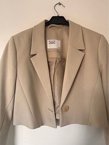 Oxxo crop blazer ceket