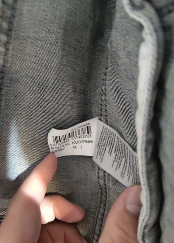 mavi erkek Kot Ceket - Görsel 3