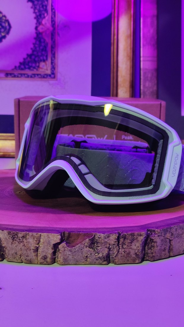 Photochoromic, çift katman antifog yüksek kalite kayak gözlüğü - Görsel 5