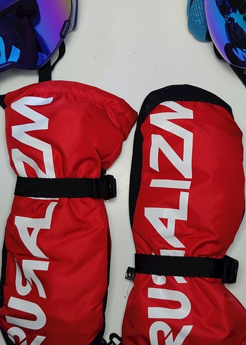 KIRMIZI KAYAK SNOWBOARD ELDİVENİ - Görsel 6