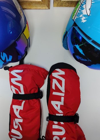 KIRMIZI KAYAK SNOWBOARD ELDİVENİ - Görsel 5