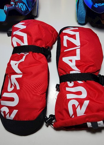 KIRMIZI KAYAK SNOWBOARD ELDİVENİ - Görsel 2