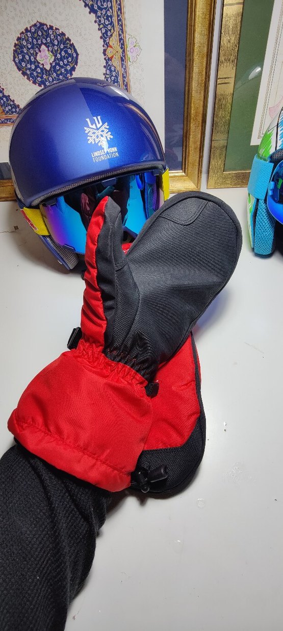 KIRMIZI KAYAK SNOWBOARD ELDİVENİ - Görsel 3