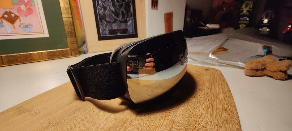 AYNALI 0 KAYAK SNOWBOARD GÖZLÜĞÜ GÜMÜŞ LENS - Görsel 2