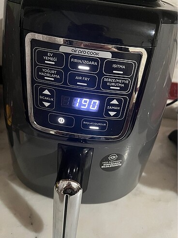 Beden Karaca air pro cook xl 2 in 1 konuşan airfryer