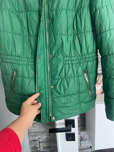 xl Beden Yeşil kışlık mont