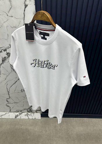 Tommy Hilfiger Beyaz Oversize Tişört