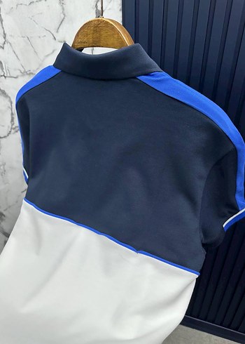 l/xl Beden beyaz Renk Lacoste Erkek Renk Bloklu Fermuarlı Polo Tişört