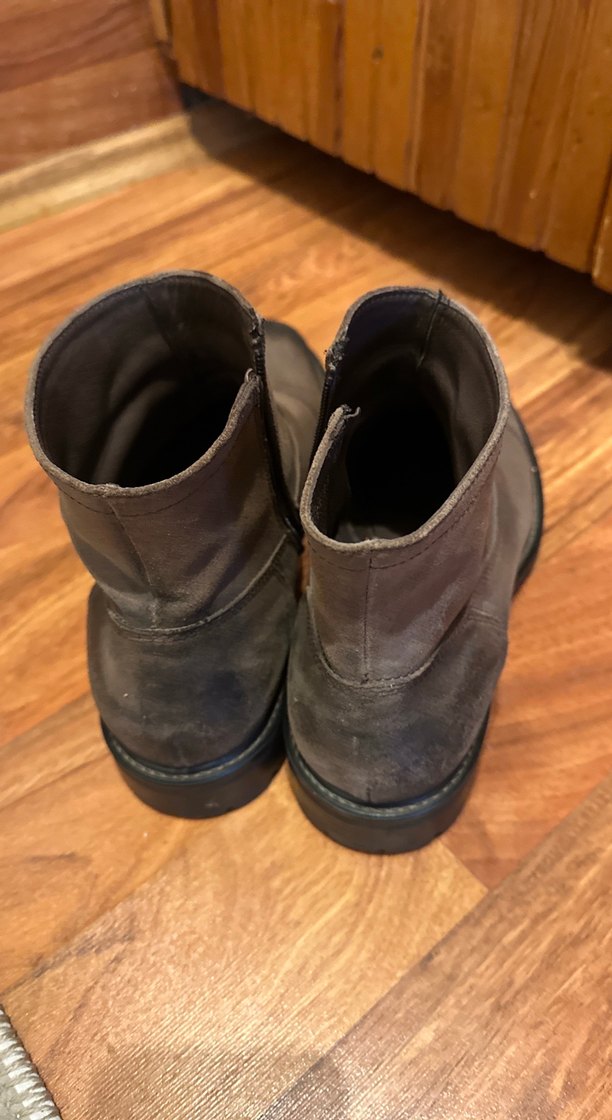 Gri Süet Erkek Botları Tokalı - Görsel 3