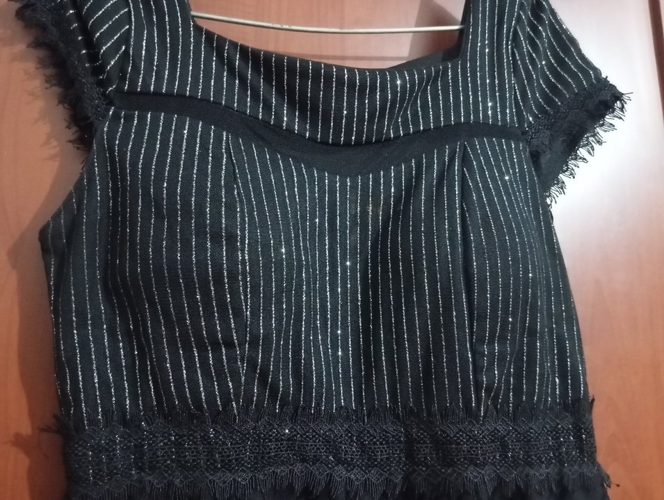 Siyah Piliseli Midi Abiye Elbise - Görsel 2