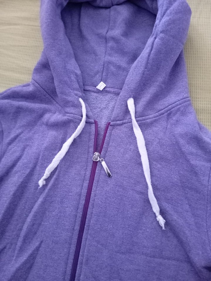 Kadın fermuarlı sweatshirt - Görsel 2