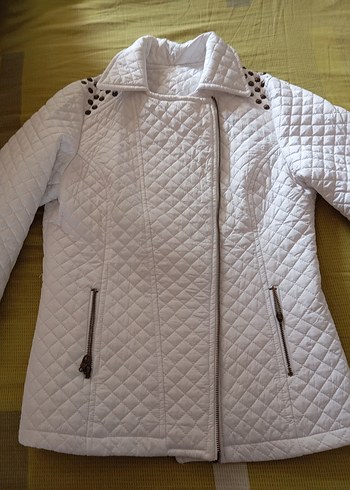 Beyaz Kadın Ceket - Görsel 4