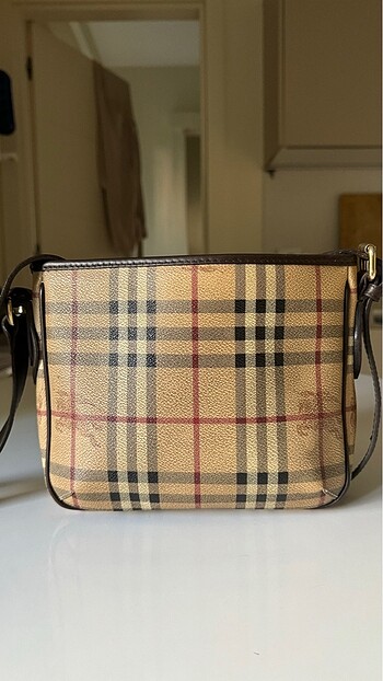 Beden camel Renk Burberry Orijinal Yüzde Yüz Deri Askılı Kadın Çanta