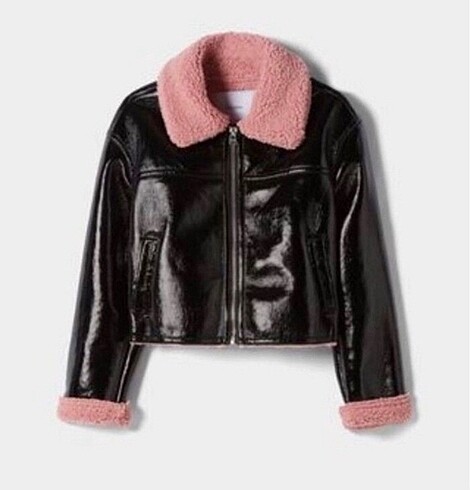 Bershka vinil ceket