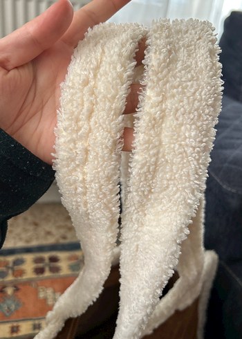 Lcw Kahverengi Süet Kürklü Kadın Çanta - Görsel 5