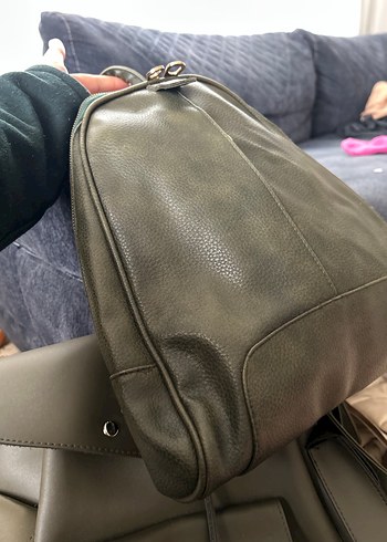 Kadın Hakiki Deri Sırt Çantası - Görsel 6