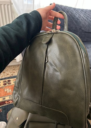 Kadın Hakiki Deri Sırt Çantası - Görsel 5