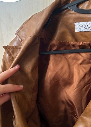 Vintage Deri Ceket Kadın - Görsel 7