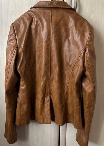 Vintage Deri Ceket Kadın - Görsel 10