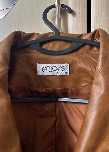 Vintage Deri Ceket Kadın - Görsel 3