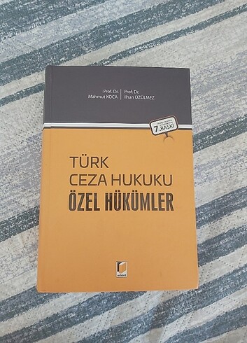 Mahmut Koca%İlhan Üzülmez Ceza Özel Hükümler