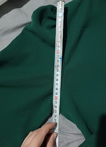 42 Beden haki Renk Haki yeşili tesettür elbise 