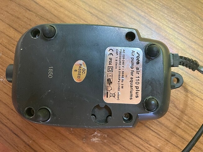  Beden Sera Air 110 Plus Akvaryum Hava Motoru